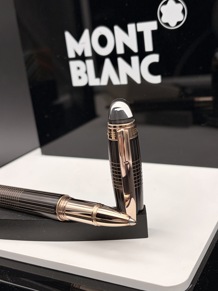 MONTBLANC Starwalker Red Gold Metal Rollerball - Fineliner Full Set