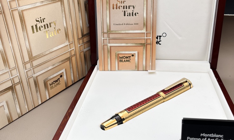 MMONTBLANC Sir Henry Tate 888 Patron Of Art Füller Feder M Full Set wie neu unbenutzt