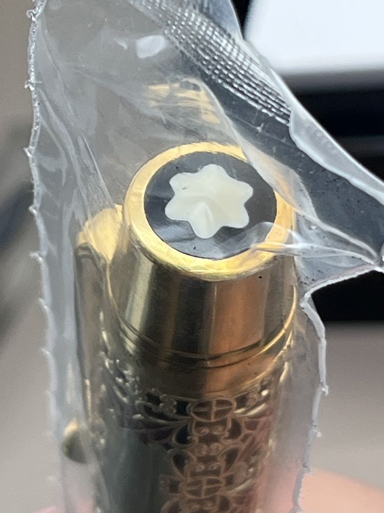 Montblanc Patron of Art – Semiramis 888 • Füllfederhalter Geflecht aus 750er (18 K) Gold – seltenes Einzelstück bei Montchrono.de