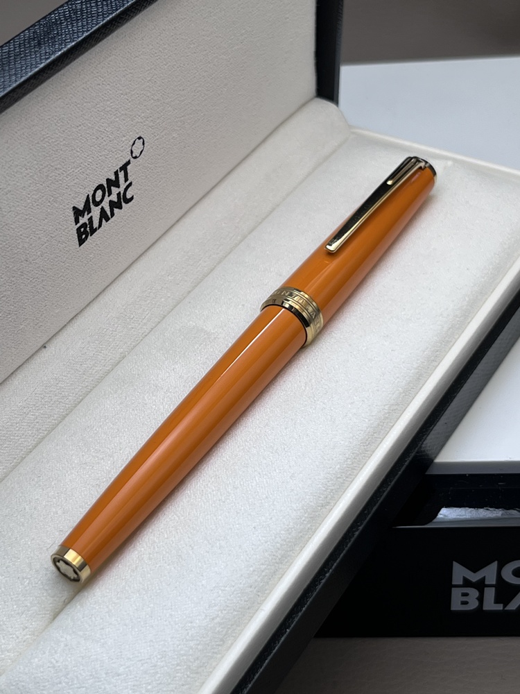 Montblanc Pix Orange Gold Rollerball Full Set - Montchrono