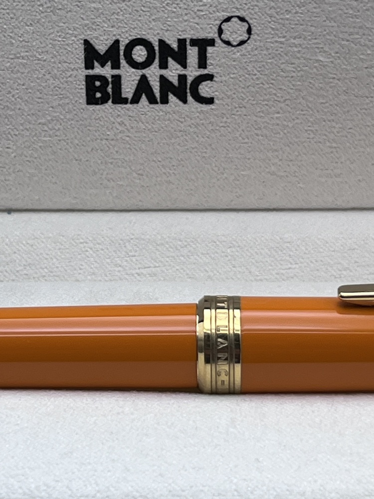 Montblanc Pix Orange Gold Rollerball Full Set - Montchrono