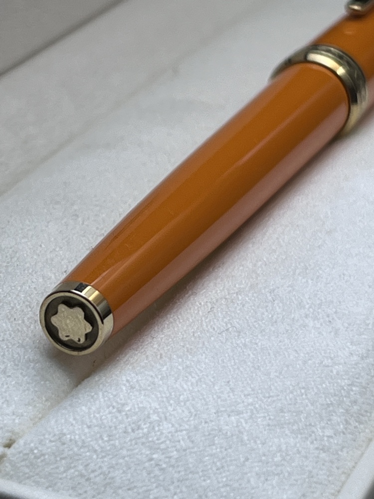 Montblanc Pix Orange Gold Rollerball Full Set - Montchrono