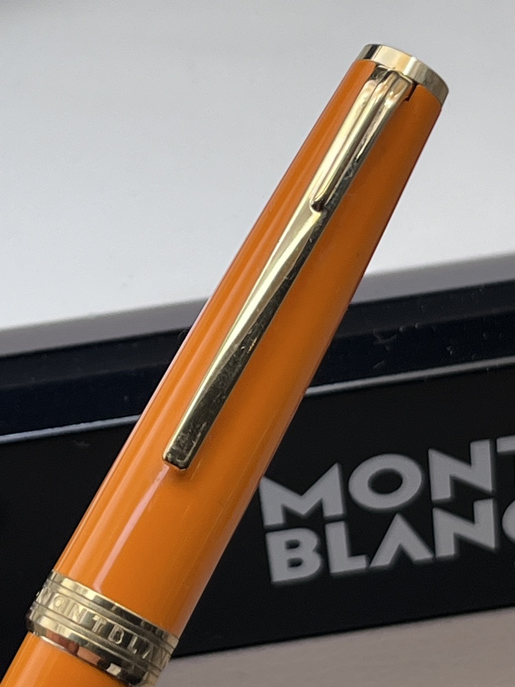 Montblanc Pix Orange Gold Rollerball Full Set - Montchrono