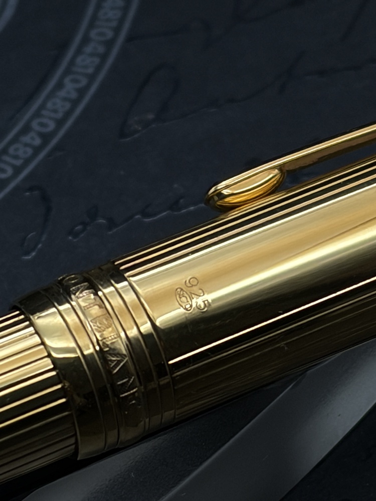MONTBLANC MEISTERSTÜCK Le Grand Solitaire Vermeil Rollerball No. 162 - Montchrono