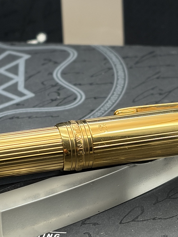 MONTBLANC MEISTERSTÜCK Le Grand Solitaire Vermeil Rollerball No. 162 - Montchrono