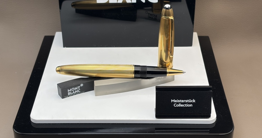 MONTBLANC MEISTERSTÜCK Le Grand Solitaire Vermeil Rollerball No. 162 - Montchrono