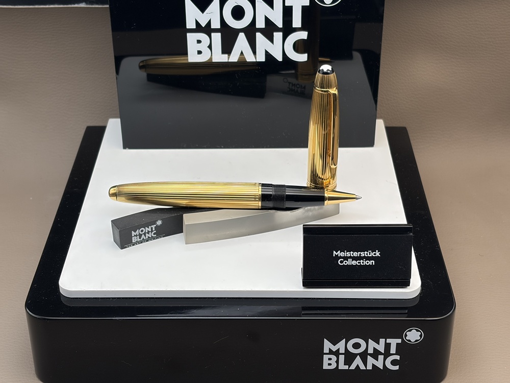 MONTBLANC MEISTERSTÜCK Le Grand Solitaire Vermeil Rollerball No. 162 - Montchrono