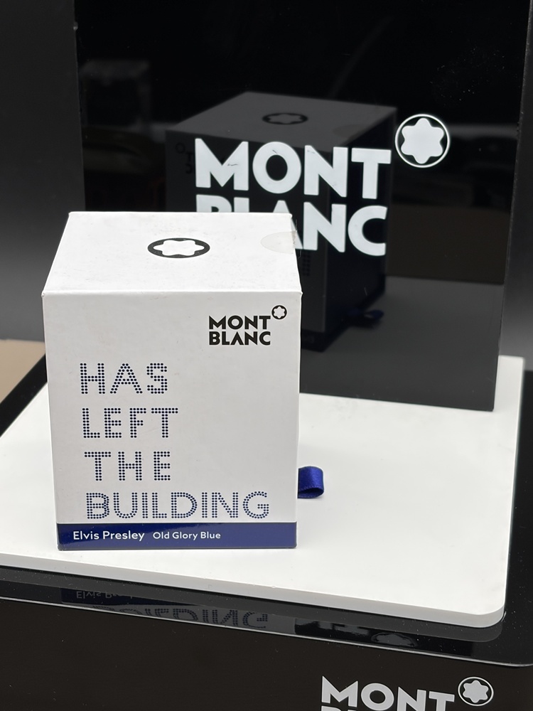 MONTBLANC Tinte Elvis Presley Old Glory Blue Special Edition OVP 50ML