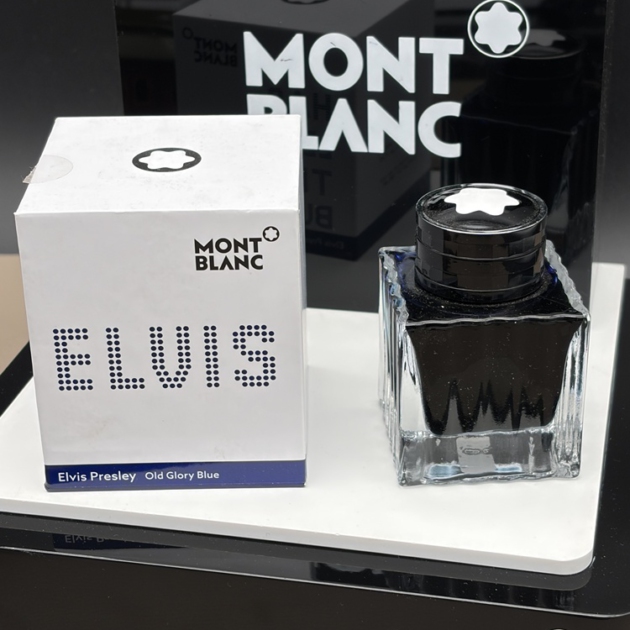 MONTBLANC Tinte Elvis Presley Old Glory Blue Special Edition OVP 50ML
