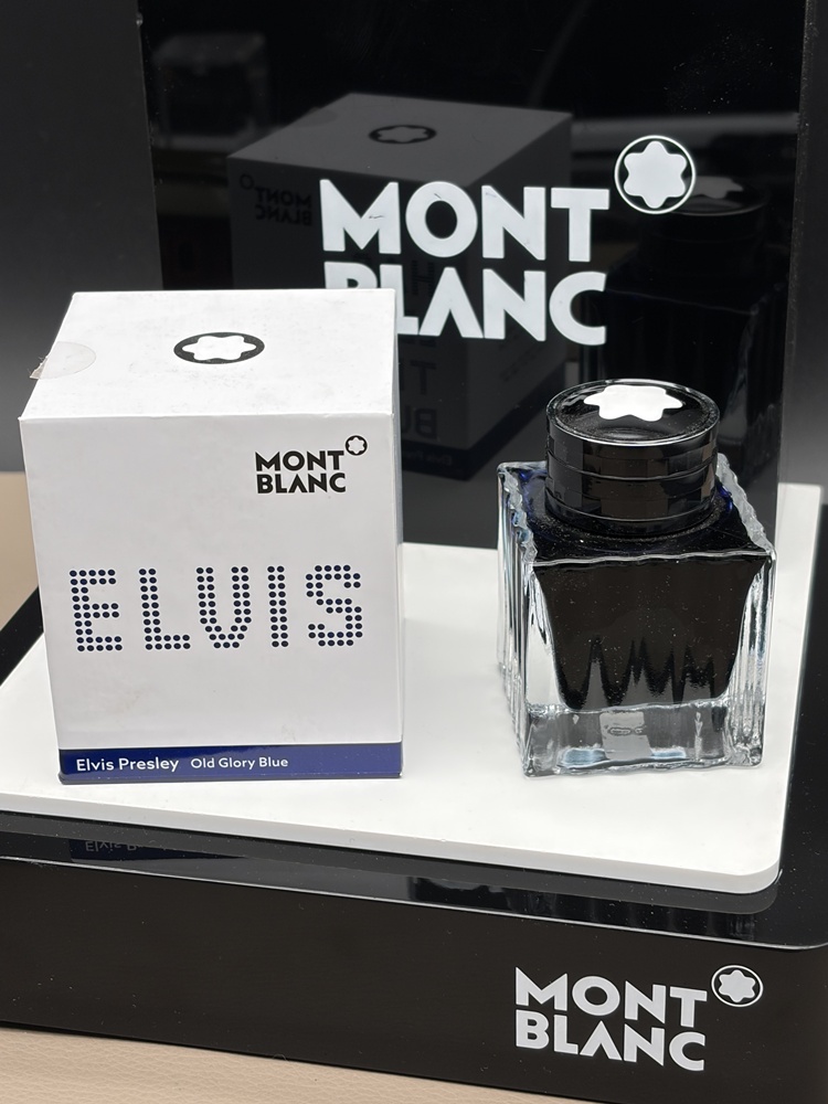 MONTBLANC Tinte Elvis Presley Old Glory Blue Special Edition OVP 50ML