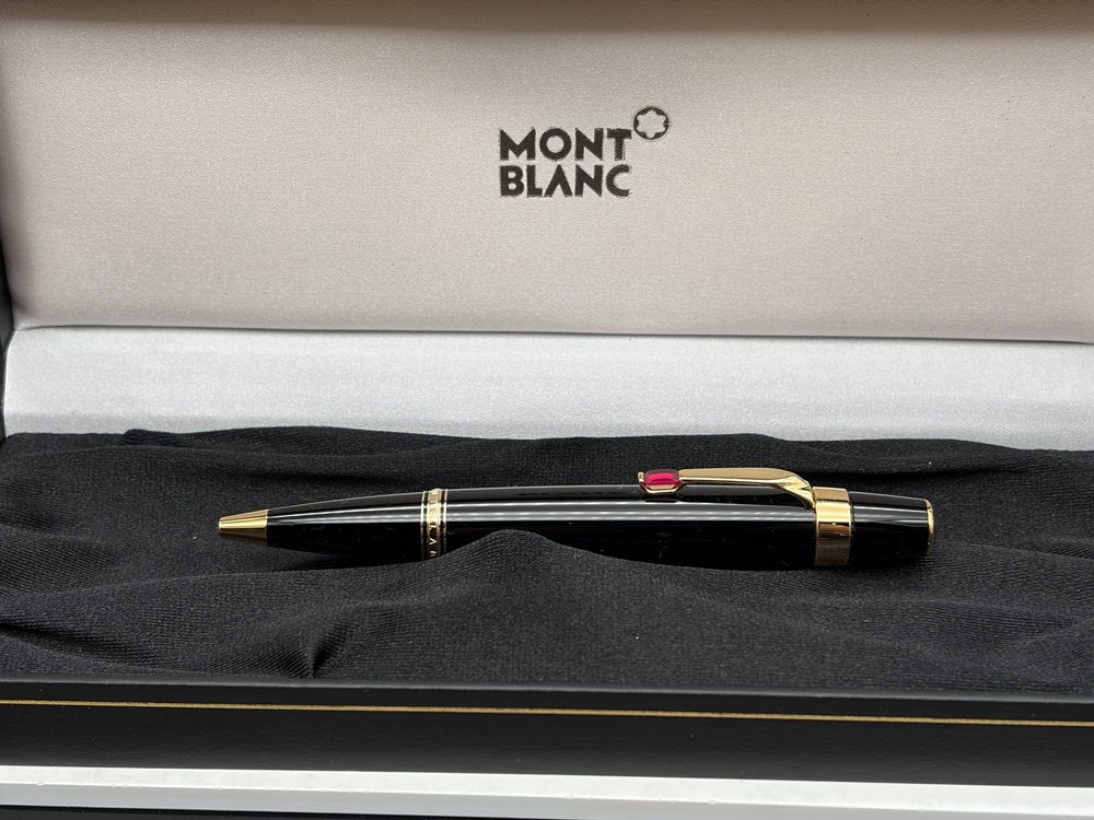MONTBLANC Boheme Rouge et Noir Kugelschreiber im Top Zustand - Full Set