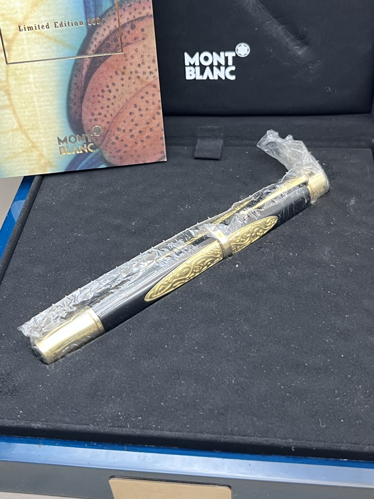 Montblanc 888 Feder M Alexander von Humboldt Full Set wie Neu