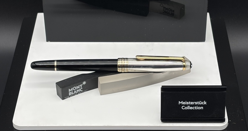 MONTBLANC MEISTERSTÜCK No. 163 Solitaire Doue 925 Silver Rollerball Top
