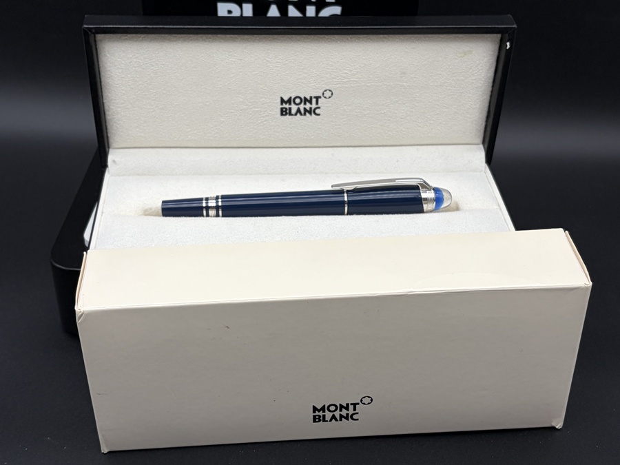 MONTBLANC Starwalker Blue Planet Rollerball Fineliner blau Full Set - wie neu