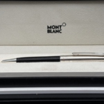 Montblanc Meisterstück No. 164 Silver Solitaire Doue Barley Kugelschreiber im Full Set
