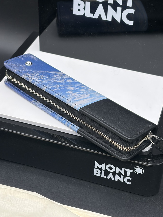 Montblanc Selection Starwalker black Cosmos Leder Etui Pouch ID 124475