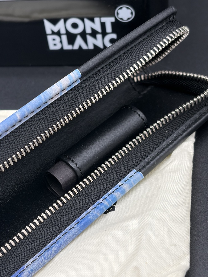 Montblanc Selection Starwalker black Cosmos Leder Etui Pouch ID 124475
