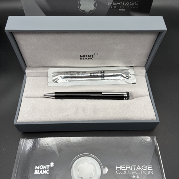 MONTBLANC Heritage Collection 1912 Edition Capless Roller Ball im Full Set Neu