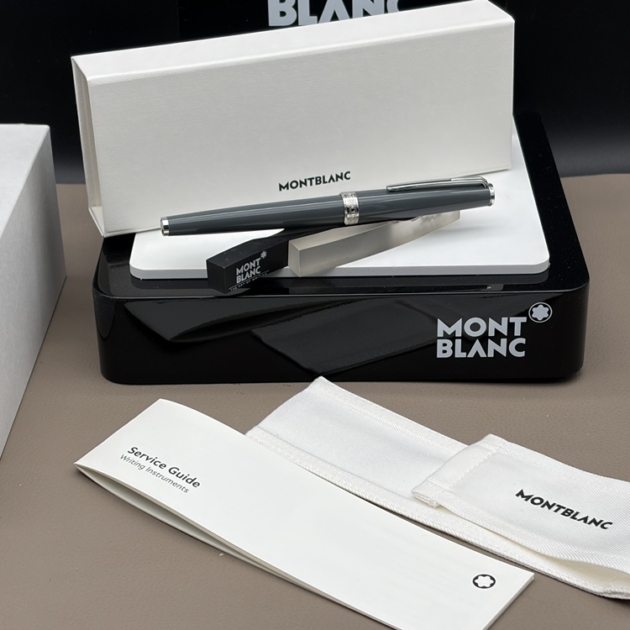 MONTBLANC Pix Collection Rollerball grey - grau Platinum Top Zustand im Full Set